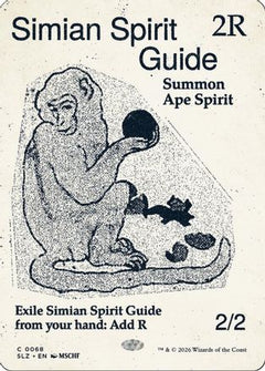 Simian Spirit Guide (0068) (SLZ-068) - Secret Lair x MSCHF: The Zeta Set-1