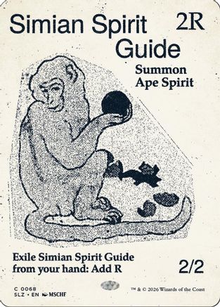 Simian Spirit Guide (0068) (SLZ-068) - Secret Lair x MSCHF: The Zeta Set-1