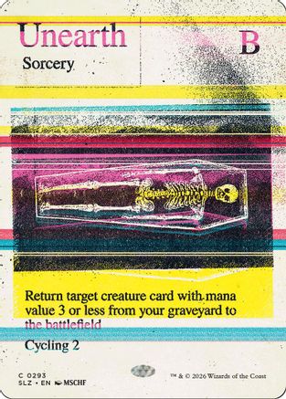 Unearth (0293) (SLZ-293) - Secret Lair x MSCHF: The Zeta Set-1