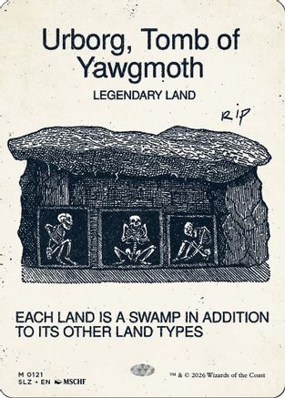 Urborg, Tomb of Yawgmoth (0121) (SLZ-121) - Secret Lair x MSCHF: The Zeta Set-1