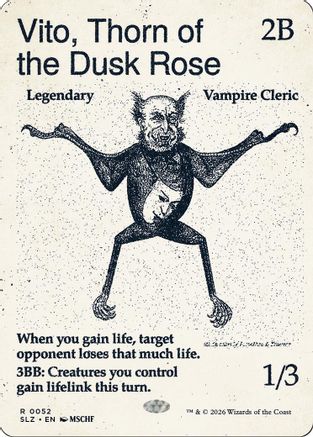 Vito, Thorn of the Dusk Rose (0052) (SLZ-052) - Secret Lair x MSCHF: The Zeta Set-1