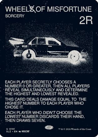 Wheel of Misfortune (0191) (SLZ-191) - Secret Lair x MSCHF: The Zeta Set-1