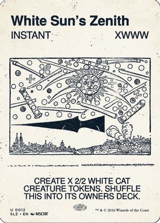 White Sun's Zenith (0012) (SLZ-012) - Secret Lair x MSCHF: The Zeta Set-1