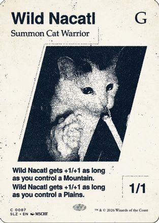 Wild Nacatl (0087) (SLZ-087) - Secret Lair x MSCHF: The Zeta Set-1