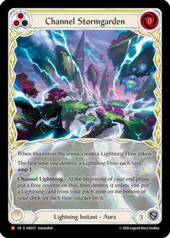 Channel Stormgarden (Extended Art) (IAR257) - Usurp the Shadow Throne Cold Foil-1