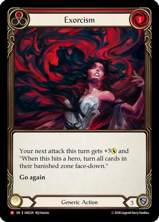 Exorcism (IAR229) - Usurp the Shadow Throne Rainbow Foil-1