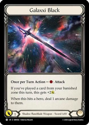 Galaxxi Black (SBW002) - Silver Age: Usurp the Shadow Throne