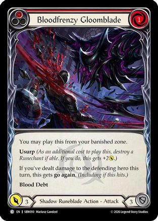 Bloodfrenzy Gloomblade (Red) (SBW010) - Silver Age: Usurp the Shadow Throne-1
