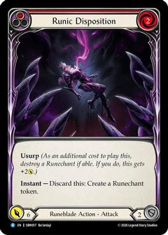 Runic Disposition (SBW017) - Silver Age: Usurp the Shadow Throne-1