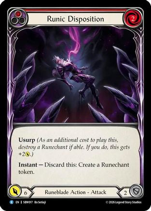 Runic Disposition (SBW017) - Silver Age: Usurp the Shadow Throne-1