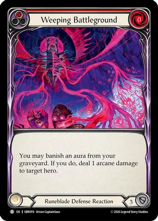 Weeping Battleground (SBW019) - Silver Age: Usurp the Shadow Throne