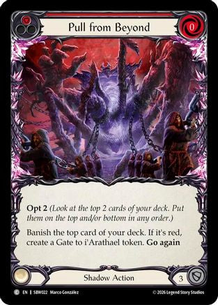 Pull From Beyond (Red) (SBW022) - Silver Age: Usurp the Shadow Throne-1