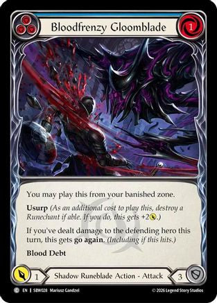 Bloodfrenzy Gloomblade (Blue) (SBW028) - Silver Age: Usurp the Shadow Throne-1