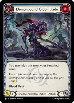 Demonbound Gloomblade (Blue) (SBW029) - Silver Age: Usurp the Shadow Throne-1