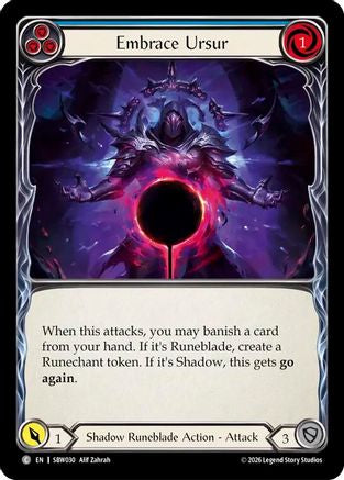 Embrace Ursur (Blue) (SBW030) - Silver Age: Usurp the Shadow Throne