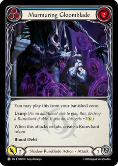 Murmuring Gloomblade (Blue) (SBW031) - Silver Age: Usurp the Shadow Throne-1