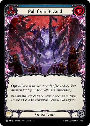 Pull From Beyond (Blue) (SBW033) - Silver Age: Usurp the Shadow Throne
