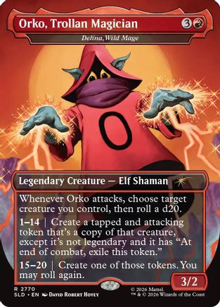Orko, Trollan Magician - Delina, Wild Mage (SLD-2770) - Secret Lair Drop Series Foil-1