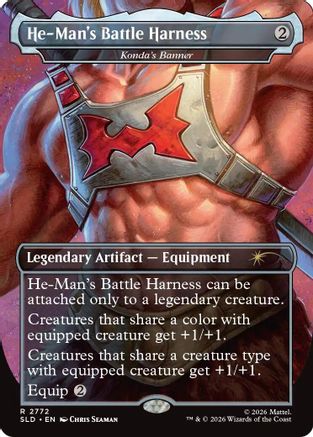 He-Man's Battle Harness - Konda's Banner (SLD-2772) - Secret Lair Drop Series-1