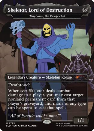 Skeletor, Lord of Destruction - Tinybones, the Pickpocket (SLD-2773) - Secret Lair Drop Series Foil-1