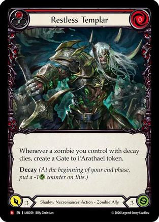 Restless Templar (IAR059) - Usurp the Shadow Throne-1