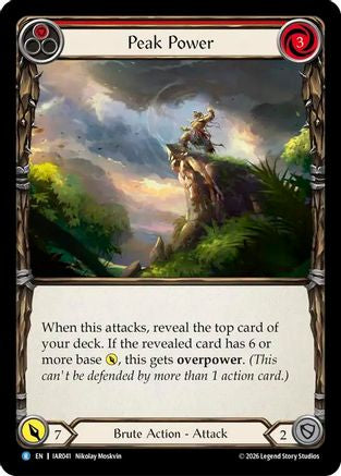 Peak Power (Red) (IAR041) - Usurp the Shadow Throne Rainbow Foil-1