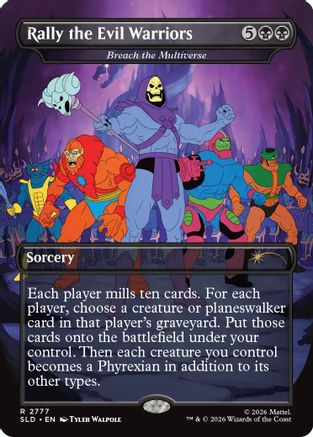 Rally the Evil Warriors - Breach the Multiverse (SLD-2777) - Secret Lair Drop Series-1