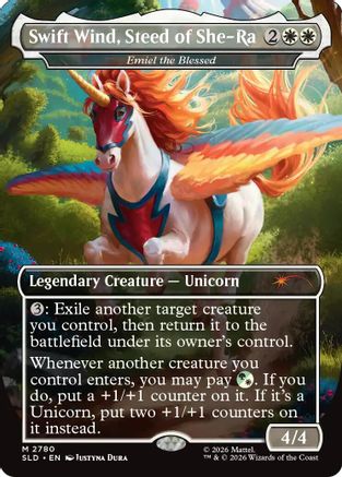 Swift Wind, Steed of She-Ra - Emiel the Blessed (SLD-2780) - Secret Lair Drop Series Foil-1