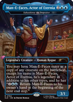 Man-E-Faces, Actor of Eternia - Sakashima the Impostor (SLD-2784) - Secret Lair Drop Series Foil-1