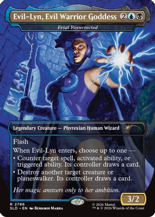 Evil-Lyn, Evil Warrior Goddess - Ertai Resurrected (SLD-2786) - Secret Lair Drop Series-1
