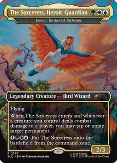 The Sorceress, Heroic Guardian - Derevi, Empyrial Tactician (SLD-2787) - Secret Lair Drop Series Foil-1