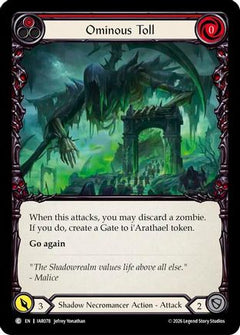 Ominous Toll (Red) (IAR078) - Usurp the Shadow Throne-1