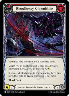 Bloodfrenzy Gloomblade (Red) (IAR123) - Usurp the Shadow Throne-1