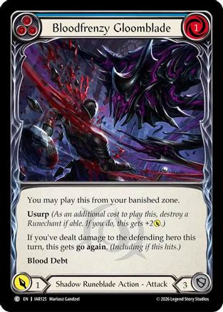 Bloodfrenzy Gloomblade (Blue) (IAR125) - Usurp the Shadow Throne