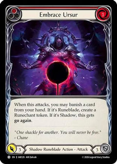 Embrace Ursur (Red) (IAR129) - Usurp the Shadow Throne Rainbow Foil-1
