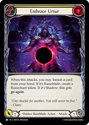 Embrace Ursur (Yellow) (IAR130) - Usurp the Shadow Throne