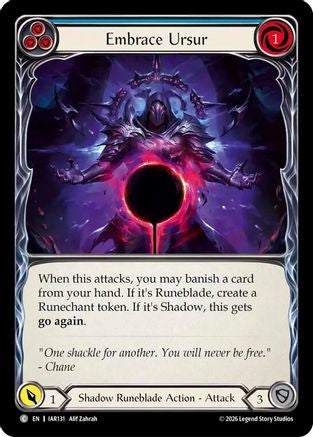 Embrace Ursur (Blue) (IAR131) - Usurp the Shadow Throne-1