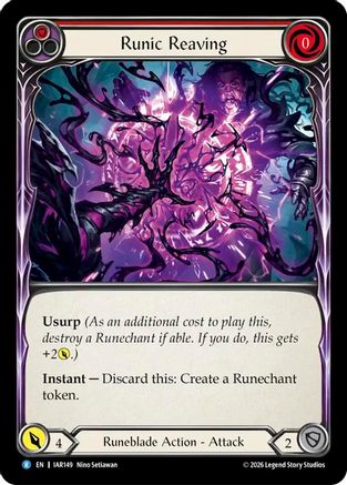 Runic Reaving (Red) (IAR149) - Usurp the Shadow Throne-1
