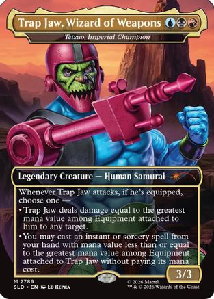 Trap Jaw, Wizard of Weapons - Tetsuo, Imperial Champion (SLD-2789) - Secret Lair Drop Series Foil-1