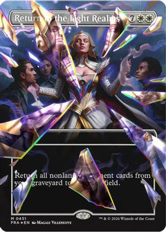 Return to the Light Realms (Borderless) (Facet Foil) (0415) (FRA-451) - Reality Fracture Foil-1
