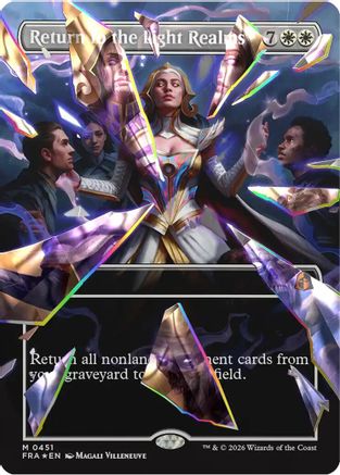 Return to the Light Realms (Borderless) (Facet Foil) (0415) (FRA-451) - Reality Fracture Foil-1