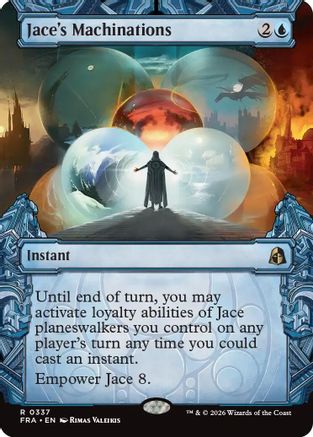 Jace's Machinations (Showcase) (FRA-337) - Reality Fracture Foil-1