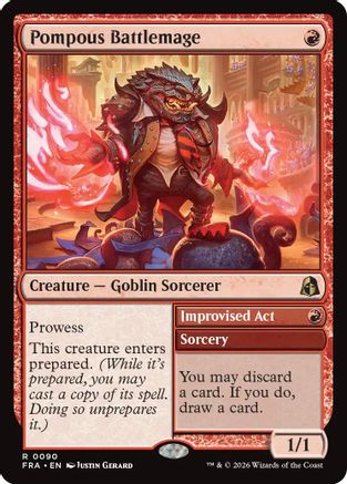 Pompous Battlemage (FRA-090) - Reality Fracture Foil-1