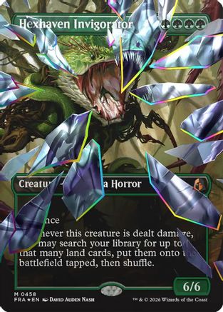 Hexhaven Invigorator (Borderless) (Facet Foil) (FRA-458) - Reality Fracture Foil-1