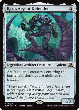 Karn, Argent Defender (FRA-279) - Reality Fracture Foil-1