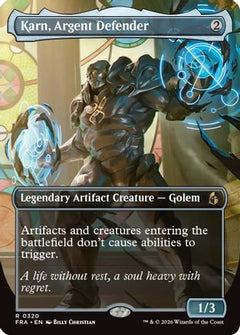Karn, Argent Defender (Borderless) (FRA-320) - Reality Fracture-1