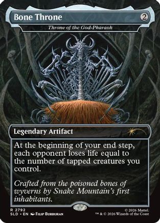 Bone Throne - Throne of the God-Pharaoh (SLD-2792) - Secret Lair Drop Series-1