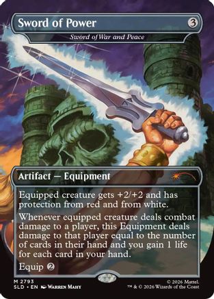 Sword of Power - Sword of War and Peace (SLD-2793) - Secret Lair Drop Series Foil-1