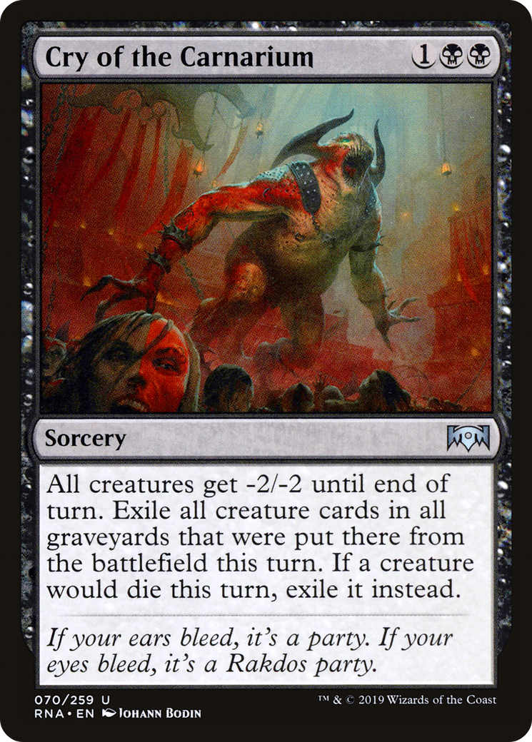 Cry of the Carnarium [Ravnica Allegiance]-1