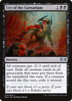Cry of the Carnarium [Ravnica Allegiance]-1